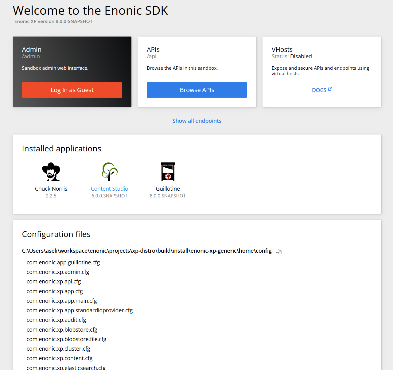The XP boot page