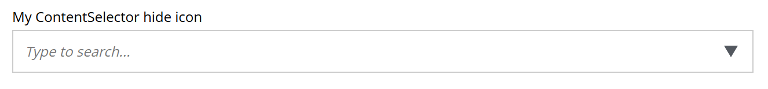 Input box without an icon
