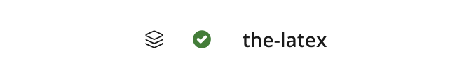 Editor toolbar showing the inheritance icon to the left of the content name and workflow status