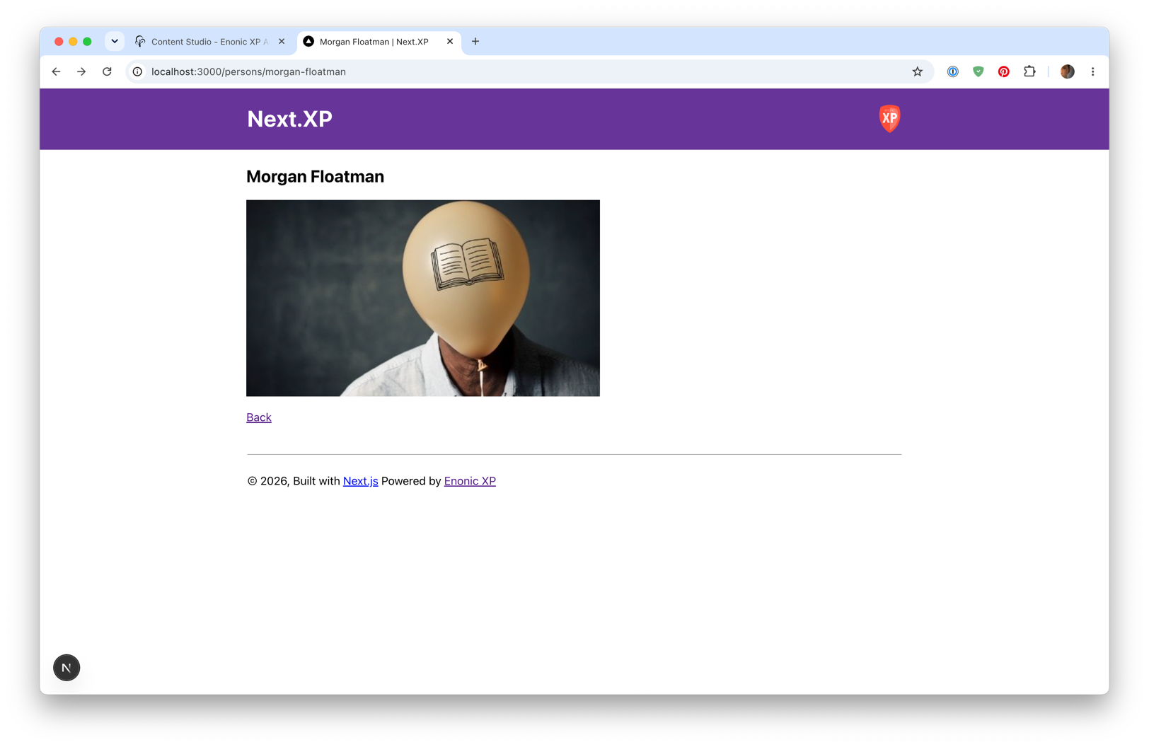 Rendering with header and footer morgan floatman header footer