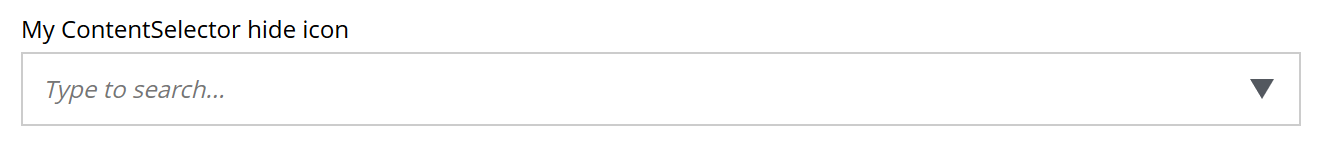 Input box without an icon