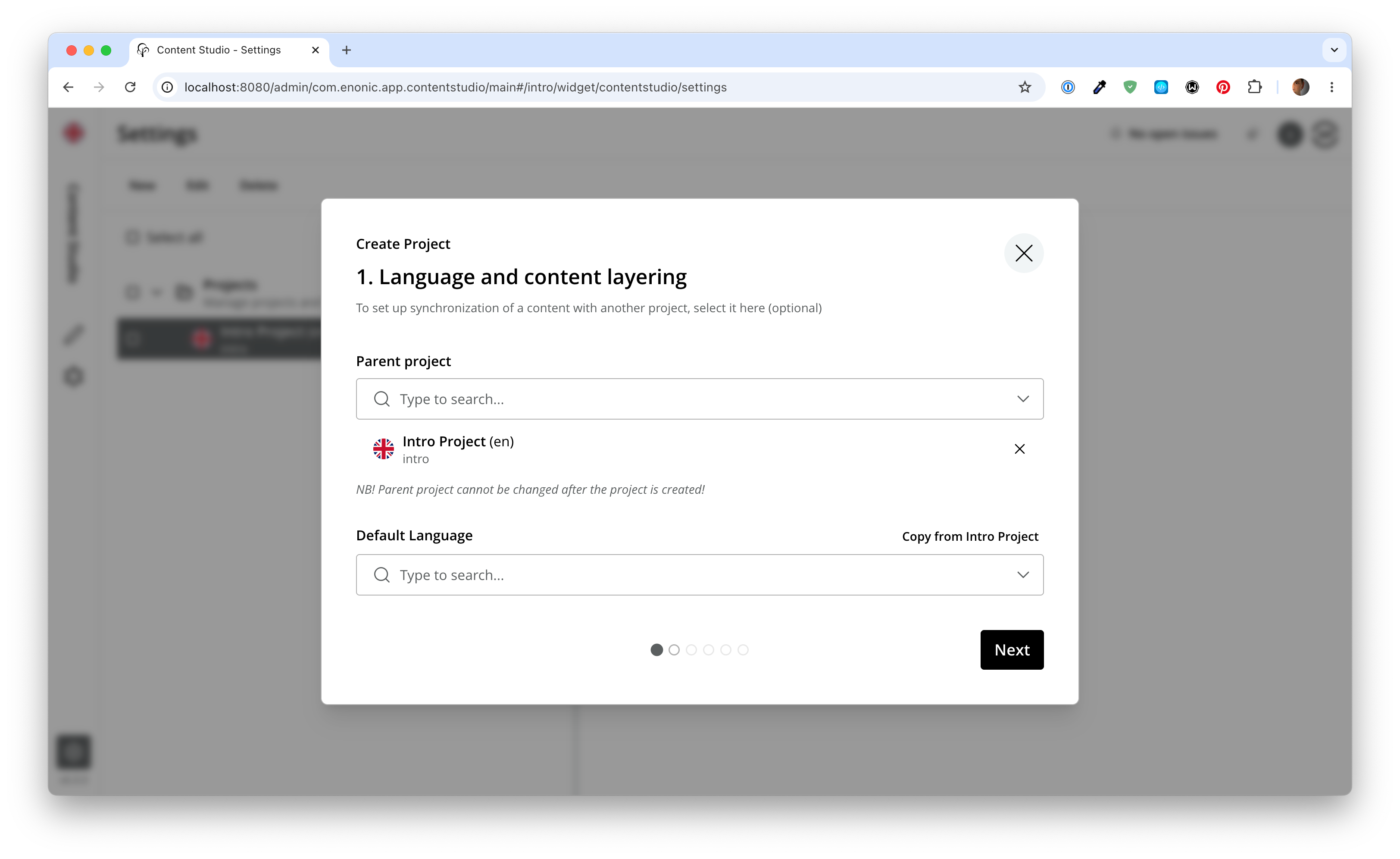 content studio create layer
