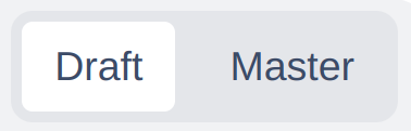 Query playground draft and master buttons