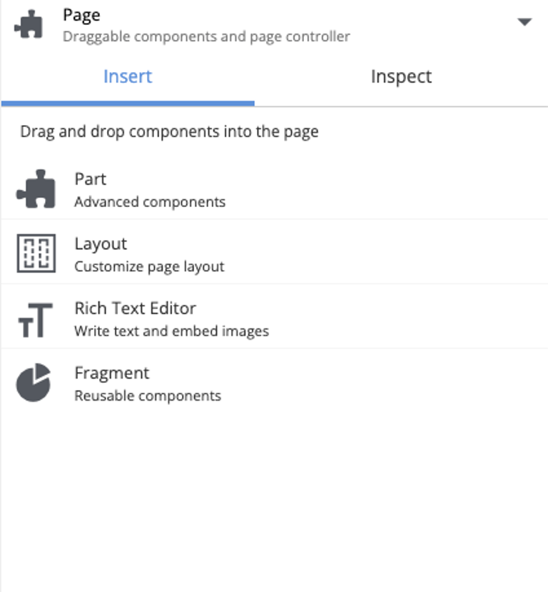 Page widget