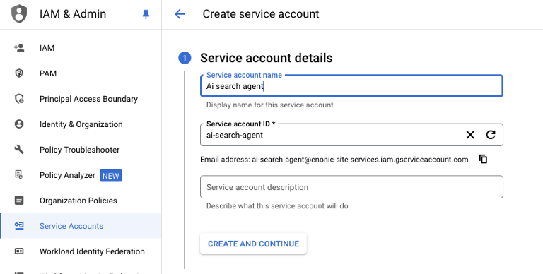 Chat with your search agent