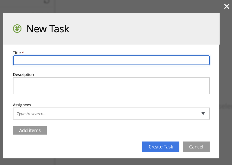 New task