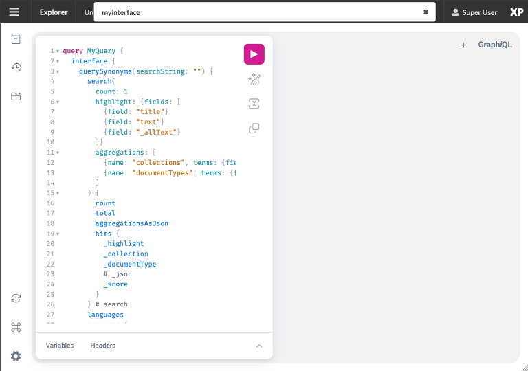 Query browser