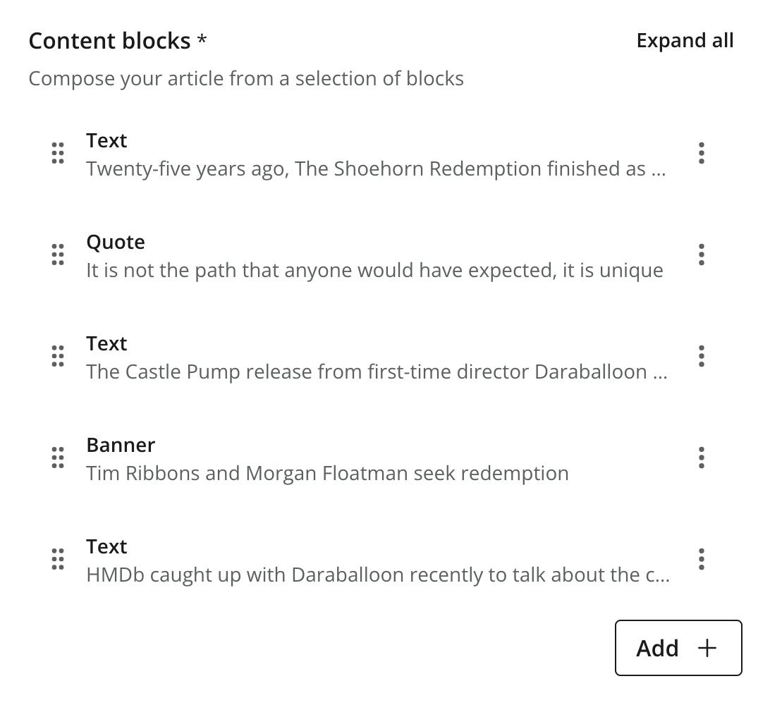 List of OptionSet instances similar to item sets