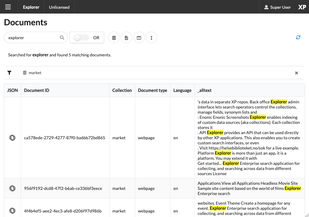 Search results for explorer