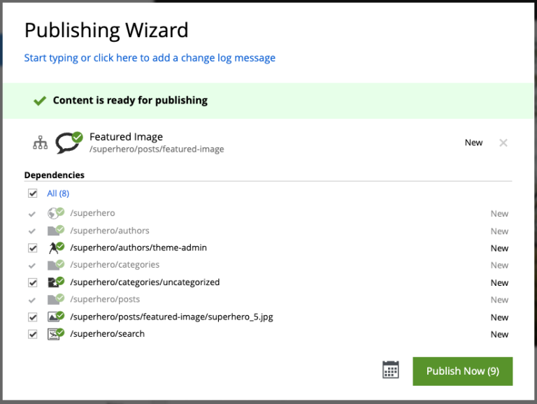 Publishing Wizard - all dependencies