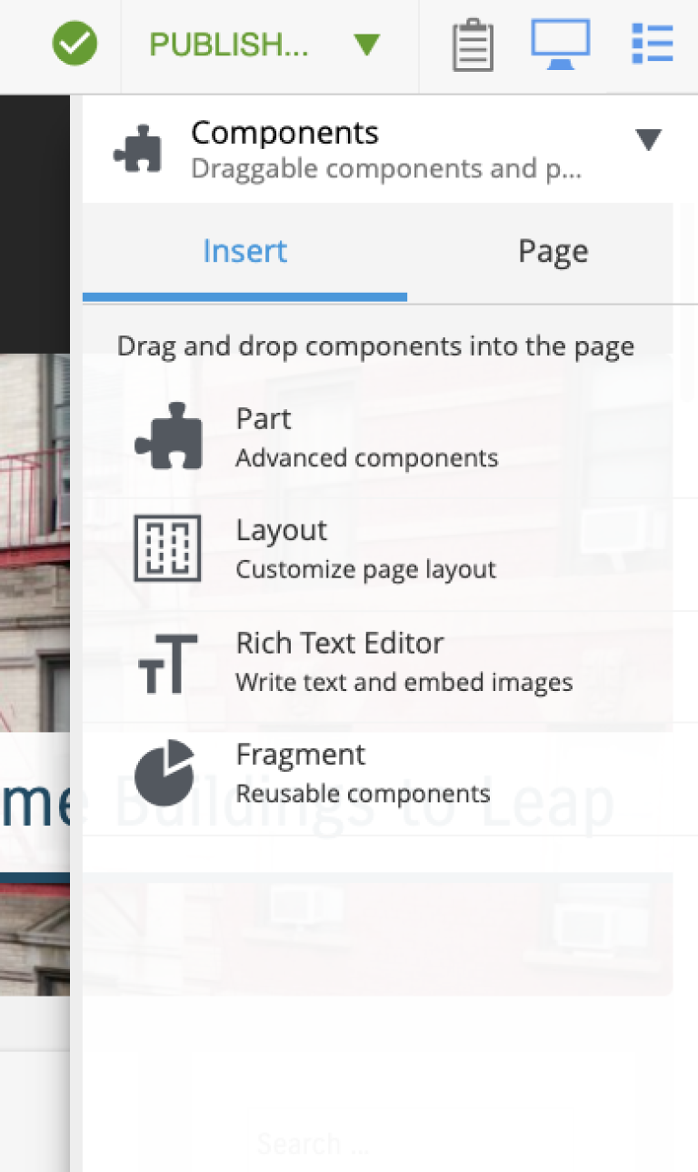 Insert tab