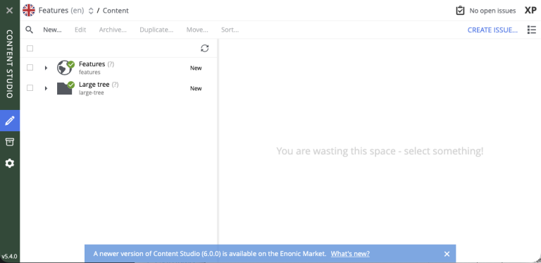 Notification about new release