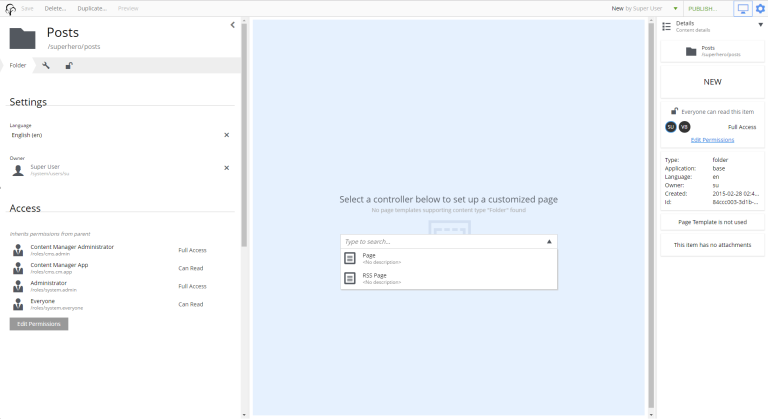 Selecting a controller for unsupported content