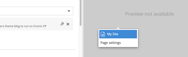 Page Settings