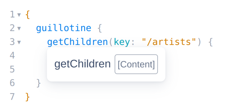 Query playground getChildren can’t directly infer what schema is implementing Content schema