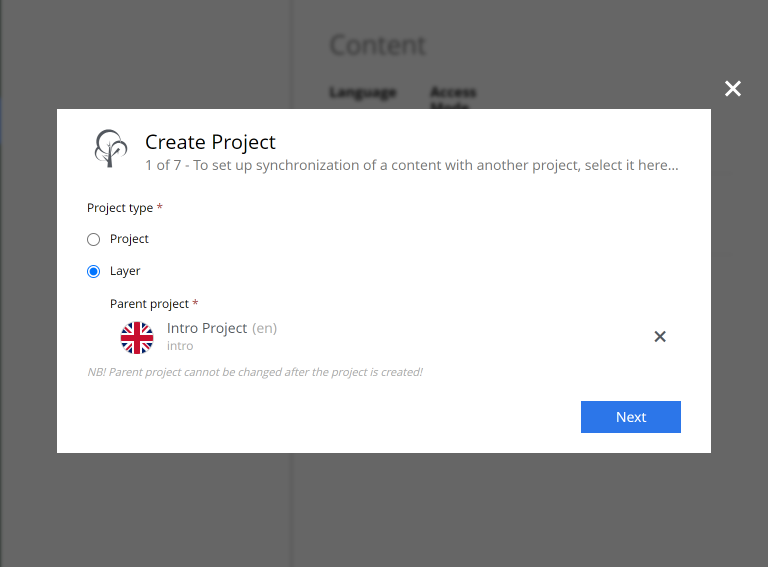 content studio create layer