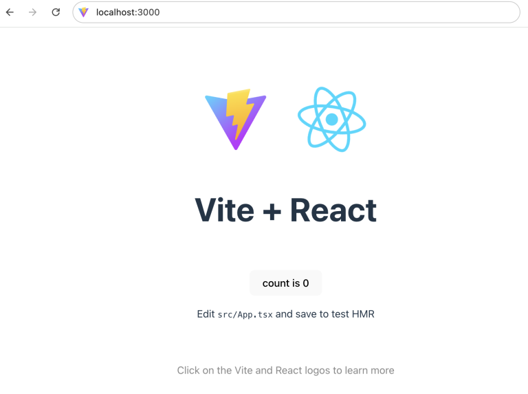 react app