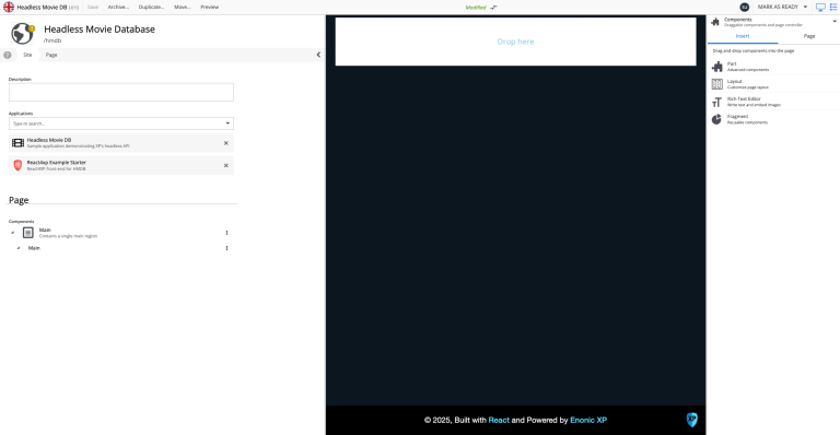 empty site