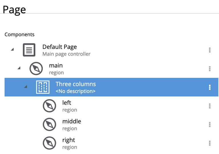 Component editor