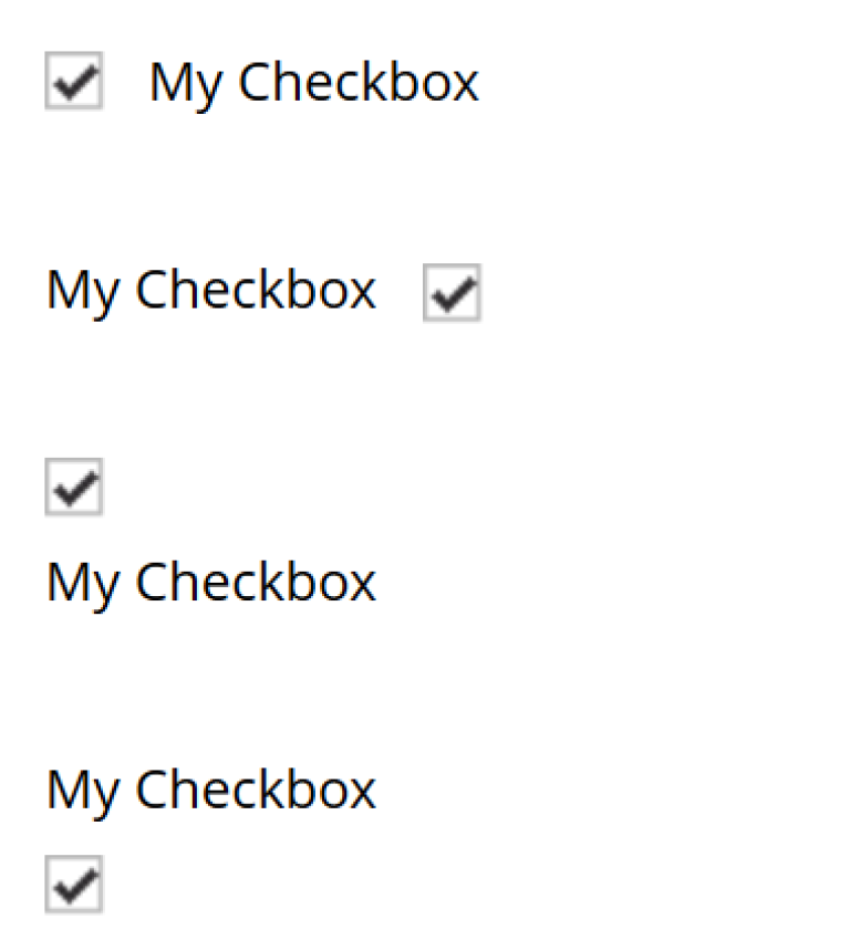 two checkboxes one is selected the other is not