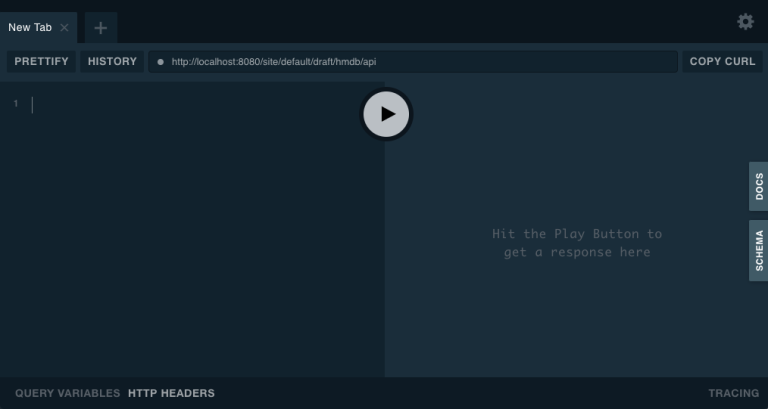 GraphQL playground