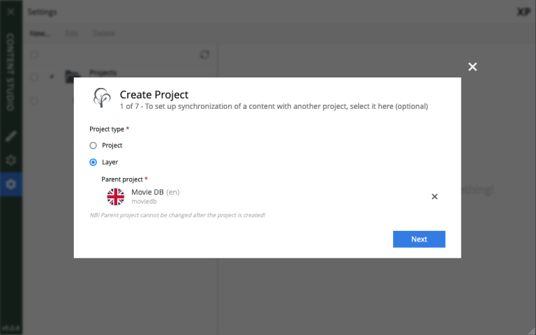 content studio create layer