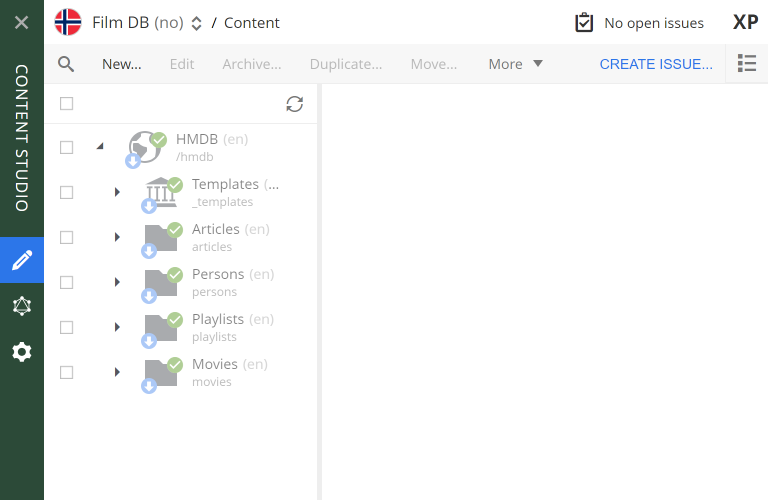 content studio filmdb