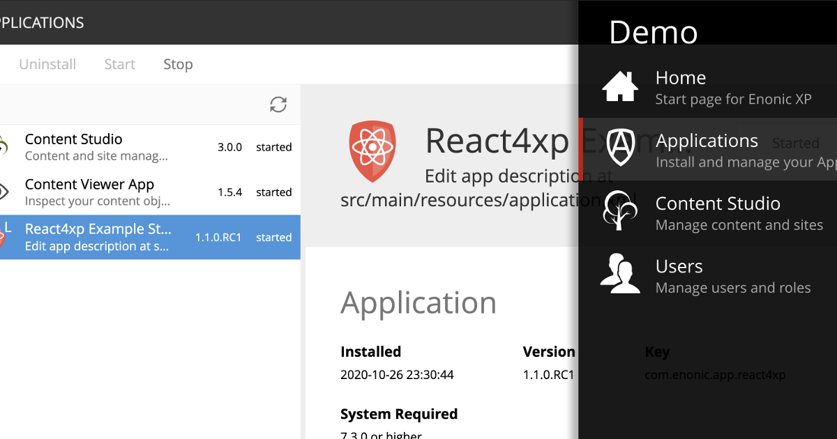 React4XP Webapps - Enonic Developer Portal