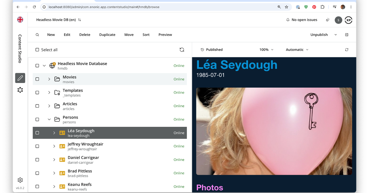 Rendering based on Content Type - Enonic Developer Portal