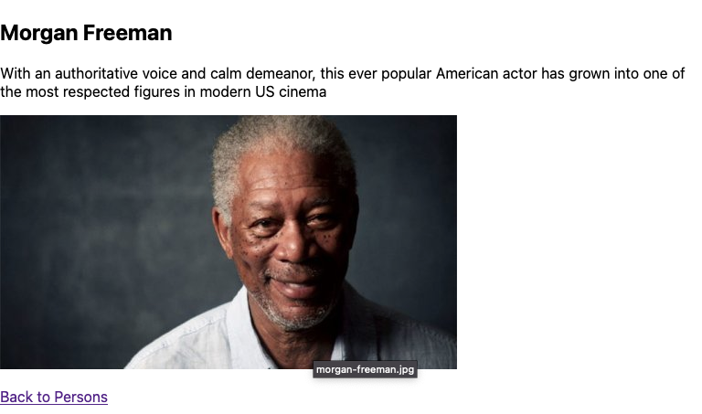 Person rendering with query and view morgan freeman render