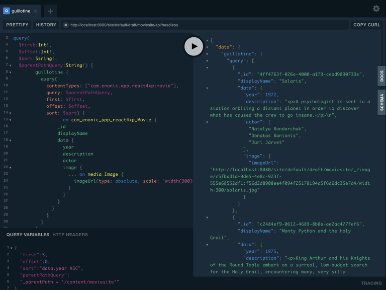 The GraphQL playground graphql playground