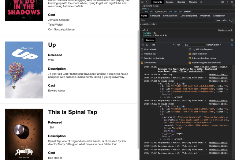 Console logs different data items from 3 mouse clicks click data